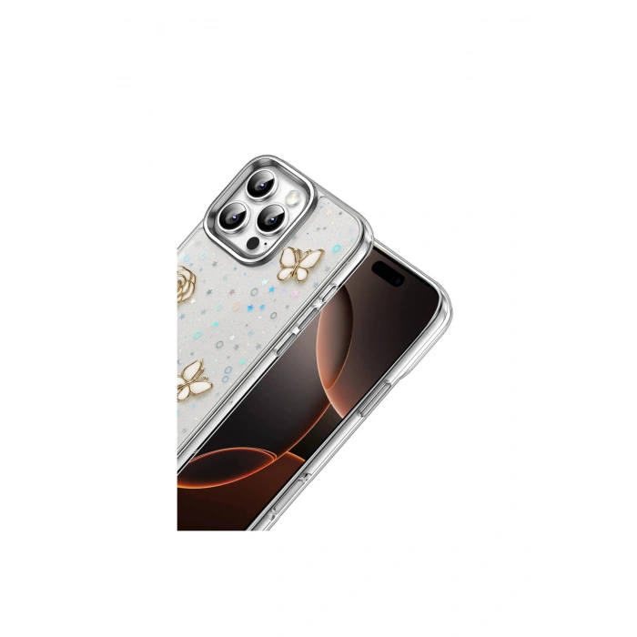 İphone 16e Fiyonk Desenli Kapak - Desen 4