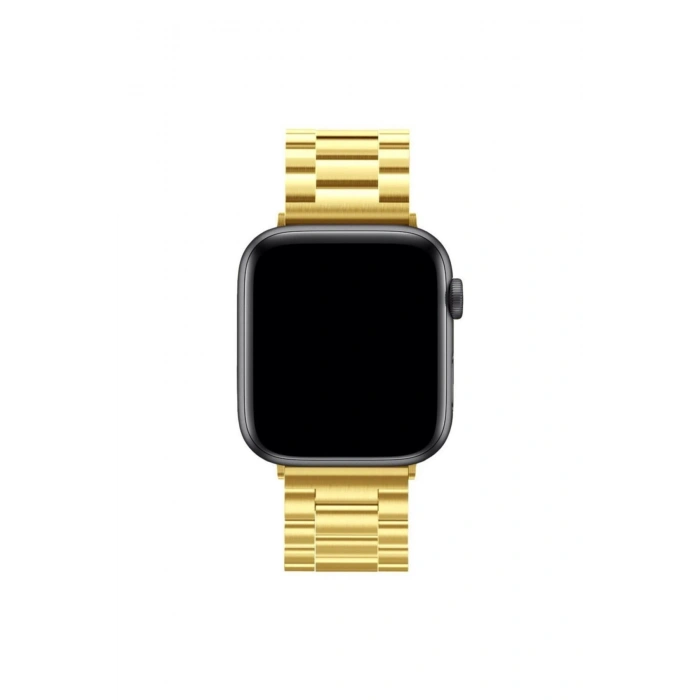 Watch 42mm Metal Baklalı Kordon (SAAT DEĞİLDİR) - Gold