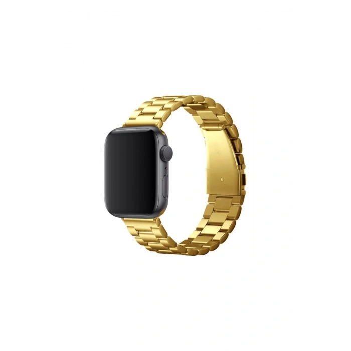 Watch 42mm Metal Baklalı Kordon (SAAT DEĞİLDİR) - Gold