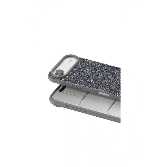 Onegif İphone 17 Air Bright Simli Kapak - Gümüş