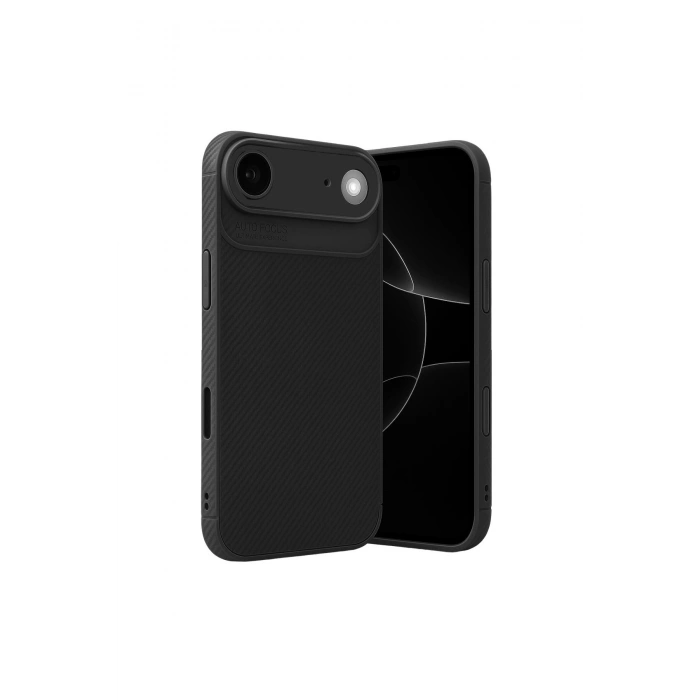 İphone 17 Air Auto Focus Karbon Kapak - Siyah