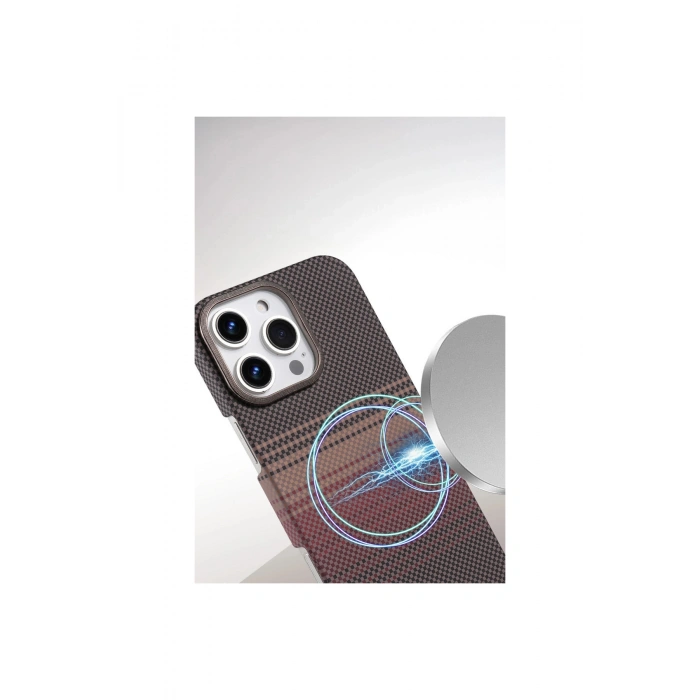 İphone 16 Pro Vega Magsafe Kapak - Çöl Titanyum