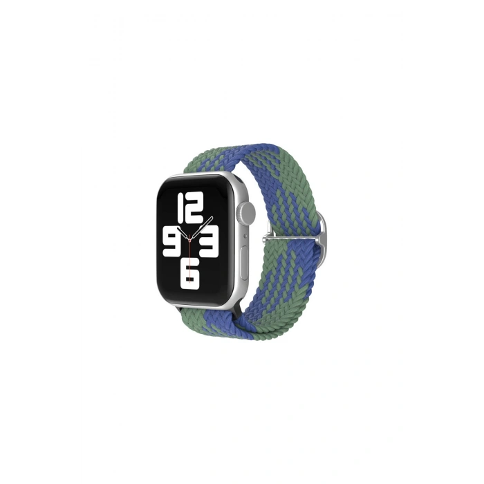 Watch 38mm Kordon (SAAT DEĞİLDİR) - Yeşil-lacivert