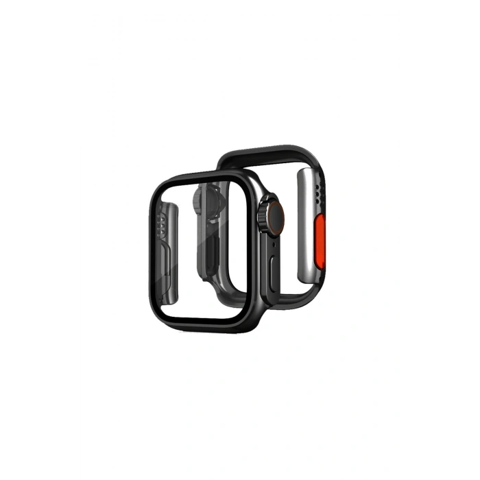 Watch 44mm Watch 49mm Kasa Dönüştürücü Ve Ekran Koruyucu - Siyah