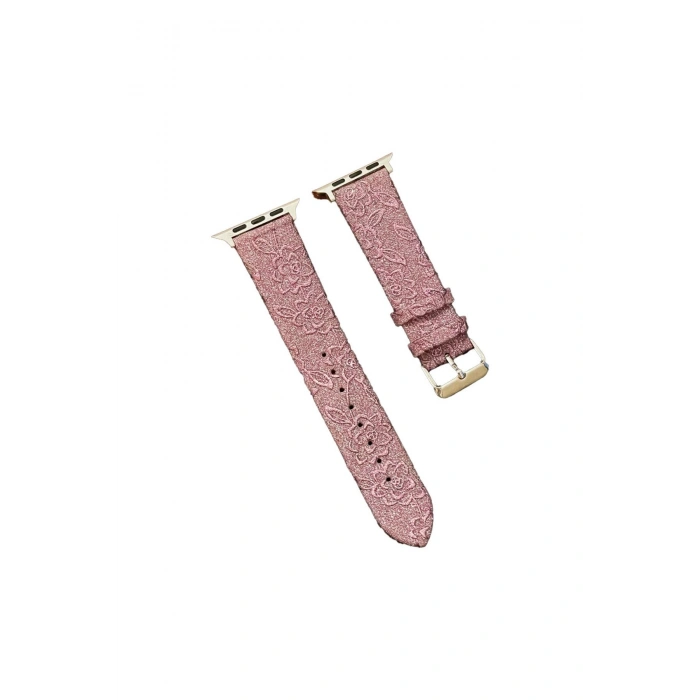 Watch 42mm Creeper Desenli Kordon (SAAT DEĞİLDİR) - Rose Gold