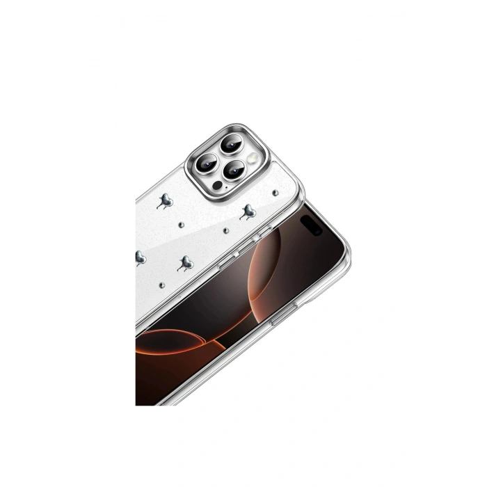 İphone 16 Pro Max Fiyonk Desenli Kapak - Desen 1