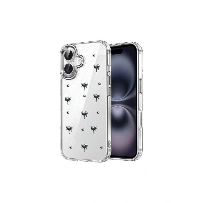 İphone 16 Plus Fiyonk Desenli Kapak - Desen 1