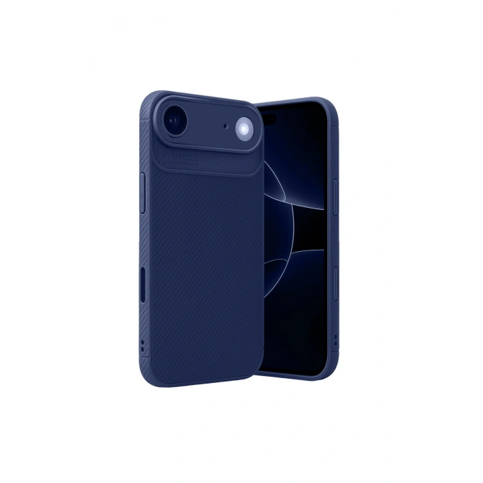 İphone 17 Air Auto Focus Karbon Kapak - Lacivert