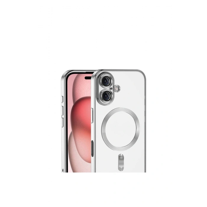 İphone 17 Kross Magneticsafe Kapak - Gümüş