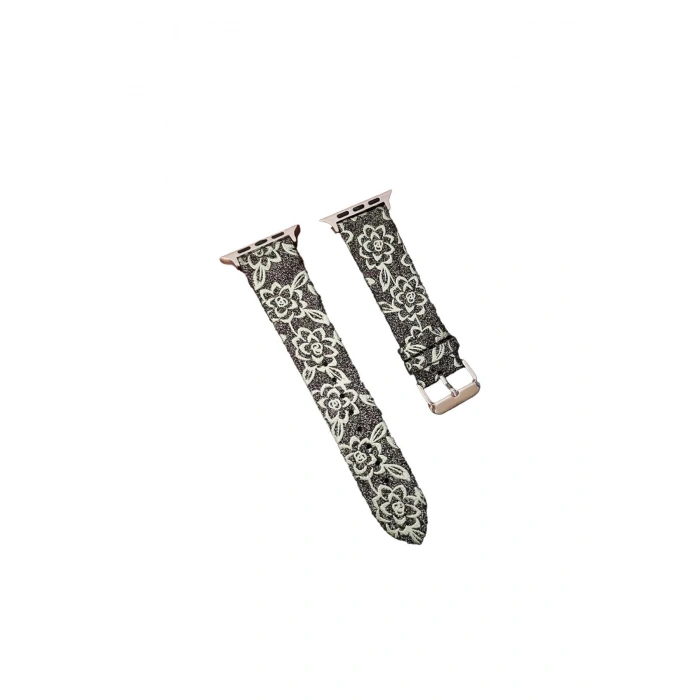 Watch 38mm Creeper Desenli Kordon (SAAT DEĞİLDİR) - Siyah