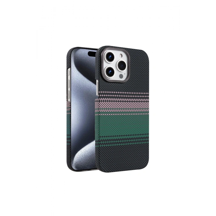 İphone 15 Pro Max Vega Magsafe Kapak - Yeşil