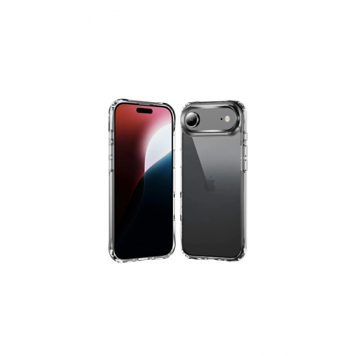 İphone 17 Air Lüx Şeffaf Silikon - Şeffaf