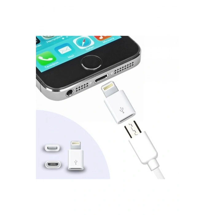 iPhone / iPad Micro Usb Dönüştürücü Adaptör OTG Aparat (5324)