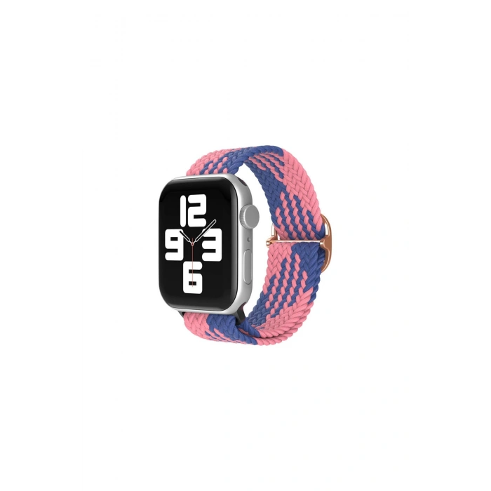 Watch 42mm Kordon (SAAT DEĞİLDİR) - Pembe-mavi