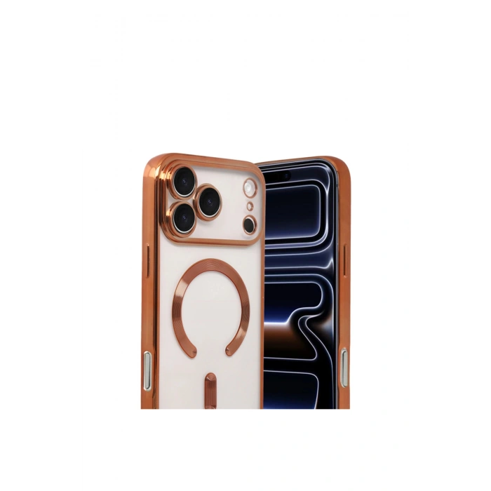 İphone 17 Pro Max Kross Magneticsafe Kapak - Turuncu