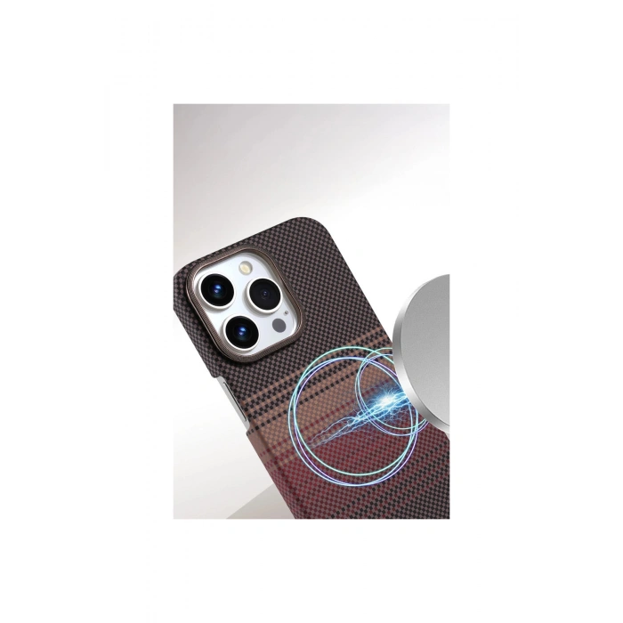 İphone 15 Pro Max Vega Magsafe Kapak - Çöl Titanyum