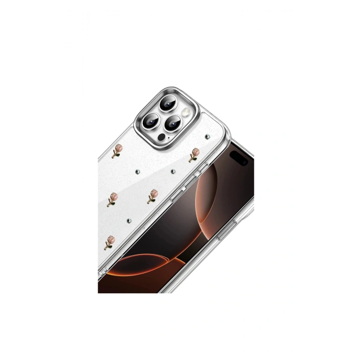 İphone 16 Pro Fiyonk Desenli Kapak - Desen 6