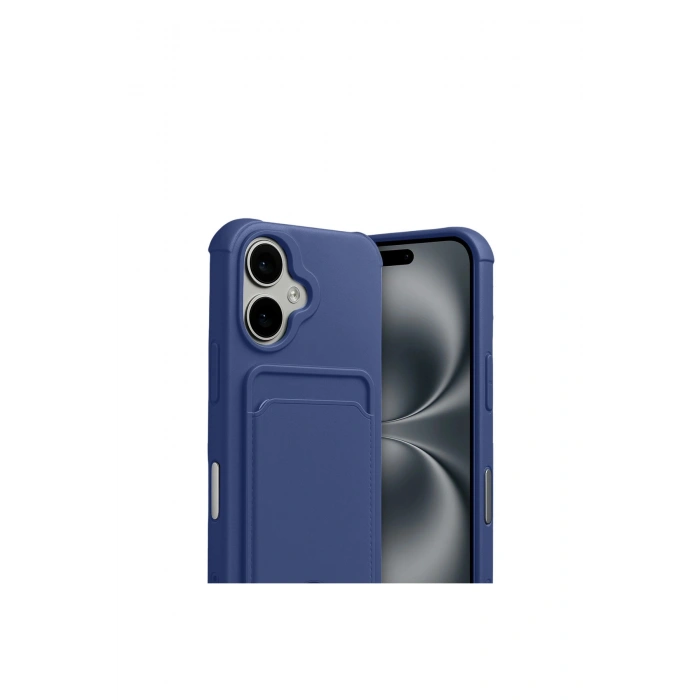 İphone 17 Kelvin Kartvizitli Silikon - Lacivert