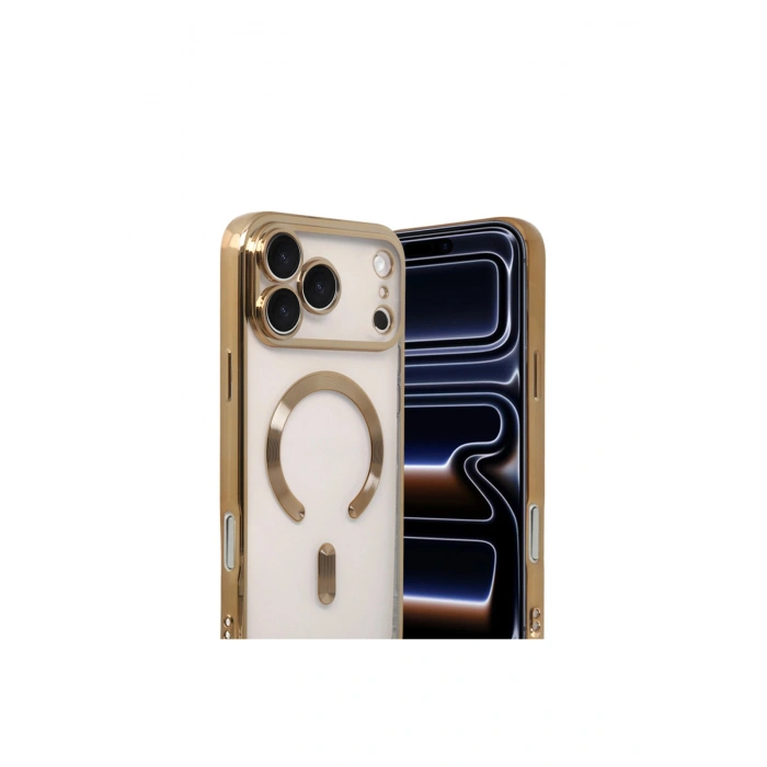 İphone 17 Pro Kross Magneticsafe Kapak - Gold