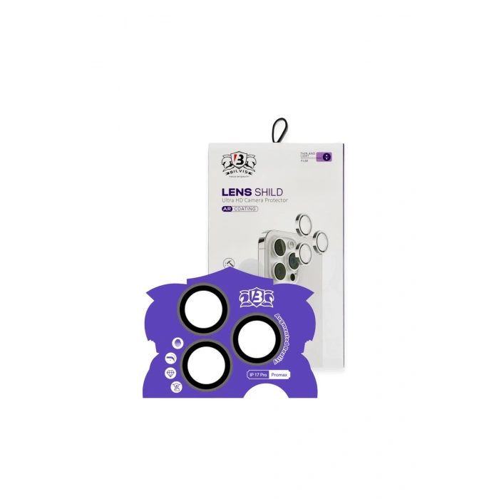 İphone 17 Pro Max Bilvis Titan Kamera Lens - Natural Grey