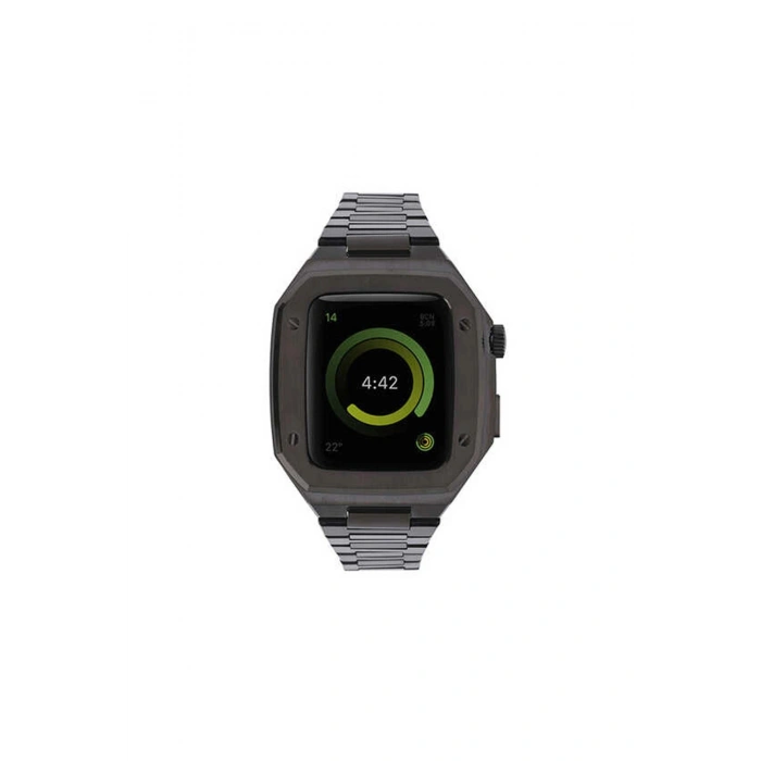 Watch 44mm Metal Petek Kasalı Kordon (SAAT DEĞİLDİR) - Siyah