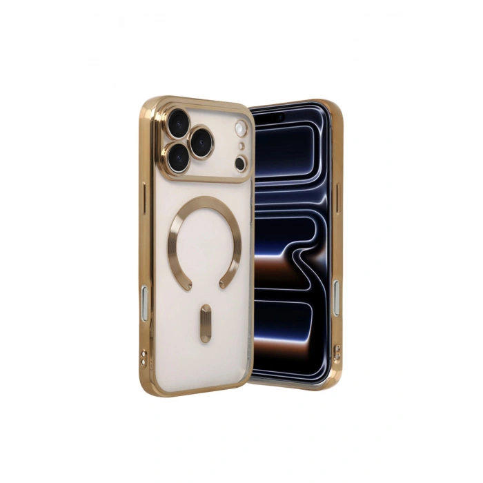 İphone 17 Pro Max Kross Magneticsafe Kapak - Gold