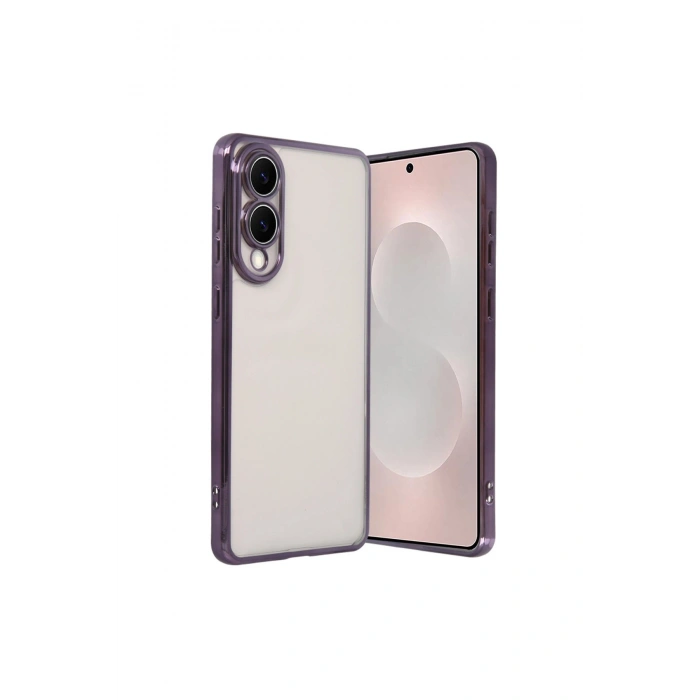 Samsung Galaxy S25 Edge Lensli Silikon - Mor