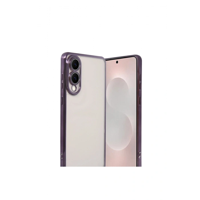 Samsung Galaxy S25 Edge Lensli Silikon - Mor