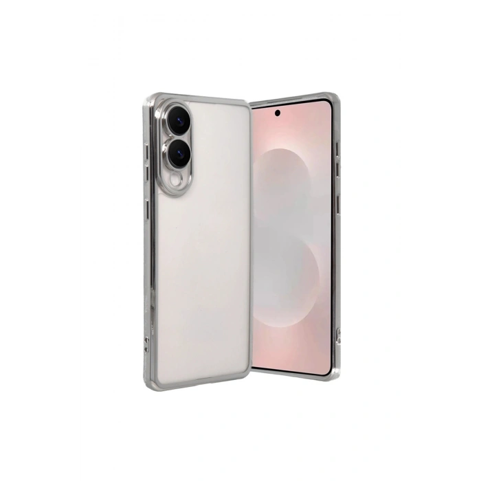 Samsung Galaxy S25 Edge Lensli Silikon - G��müş