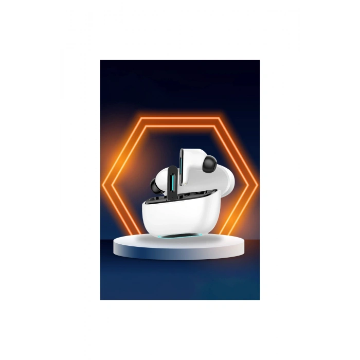 Ls-518 Aktif Gürültü Engelleyici Özellikli Tws Kulaklık - Beyaz-siyah