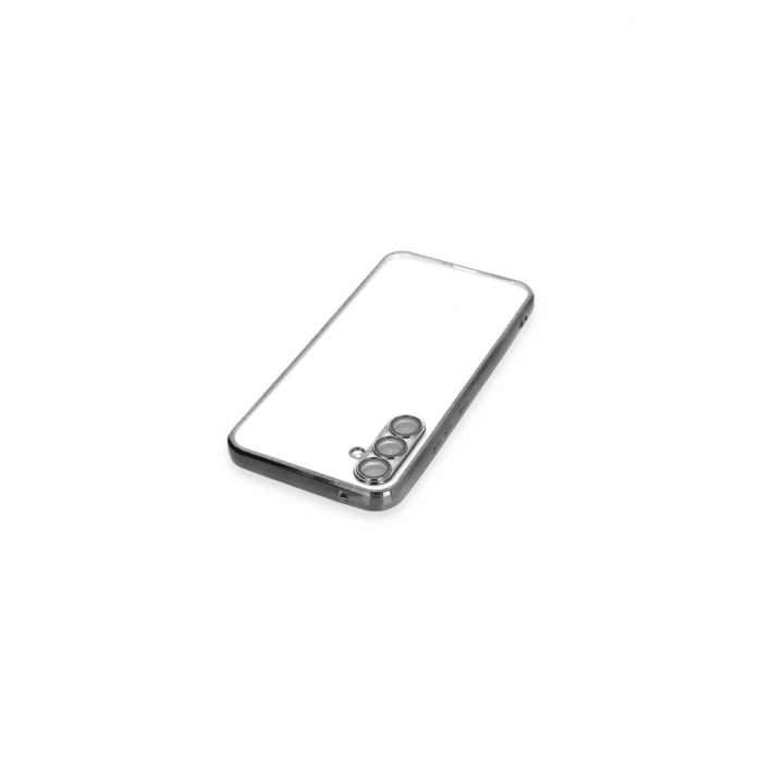 Samsung Galaxy A34 5g Kılıf Lensli Silikon - Siyah
