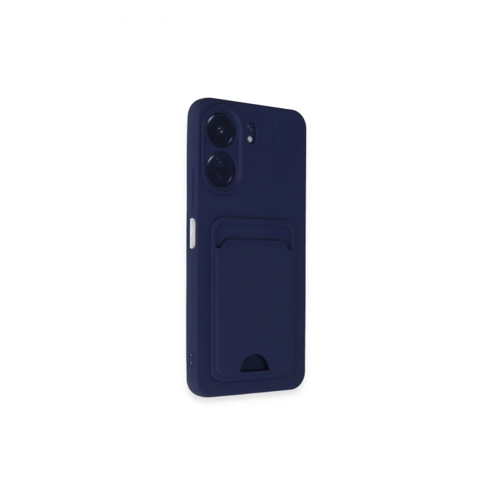 Redmi 13c Kılıf Kelvin Kartvizitli Silikon - Lacivert
