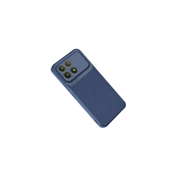 Poco F8 Pro Auto Focus Karbon Kapak - Lacivert