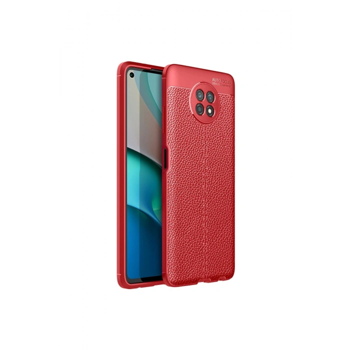 Redmi Note 9 5g Kılıf Auto Focus Kapak - Kırmızı