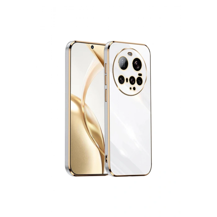 Mi 15 Ultra Kılıf Volet Silikon - Beyaz