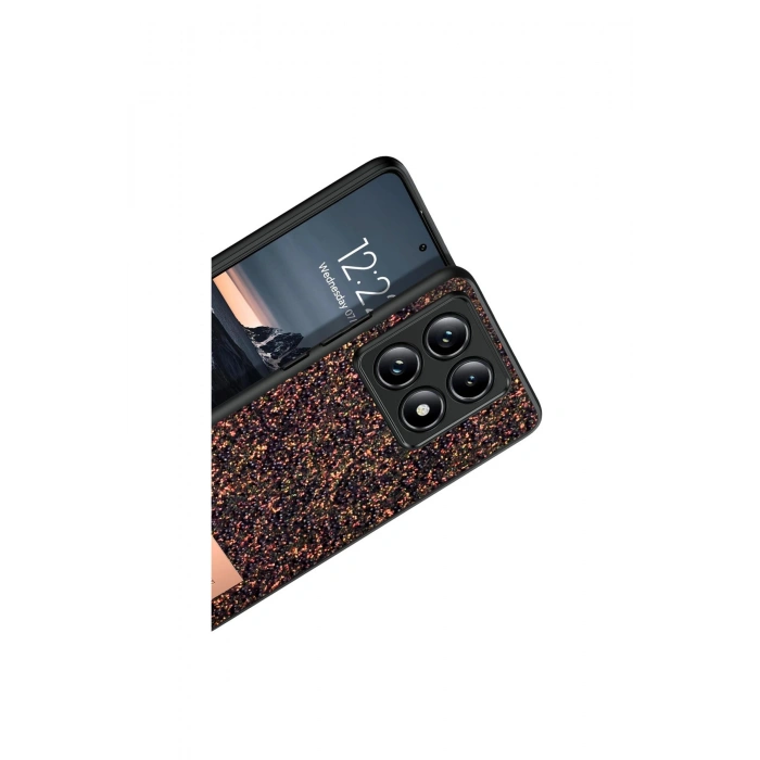 Onegif Mi 14t Pro Bright Simli Kapak - Derin Mor