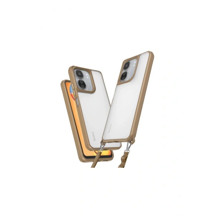 Redmi 13c Kılıf Penta Silikon Kılıf - Çöl Titanyum