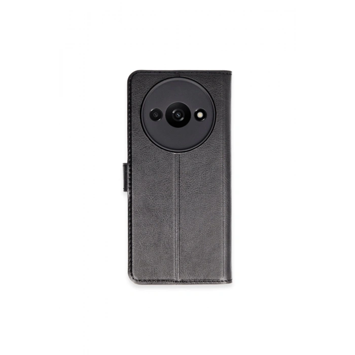 Redmi A3 4g Kılıf Trend S Plus Kapaklı Kılıf - Siyah