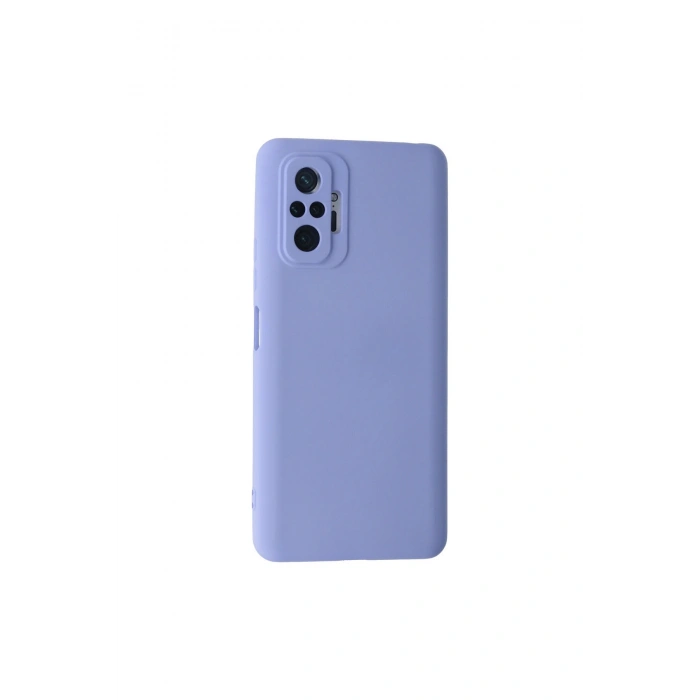 Redmi Note 10 Pro Kılıf Nano İçi Kadife Silikon - Lila