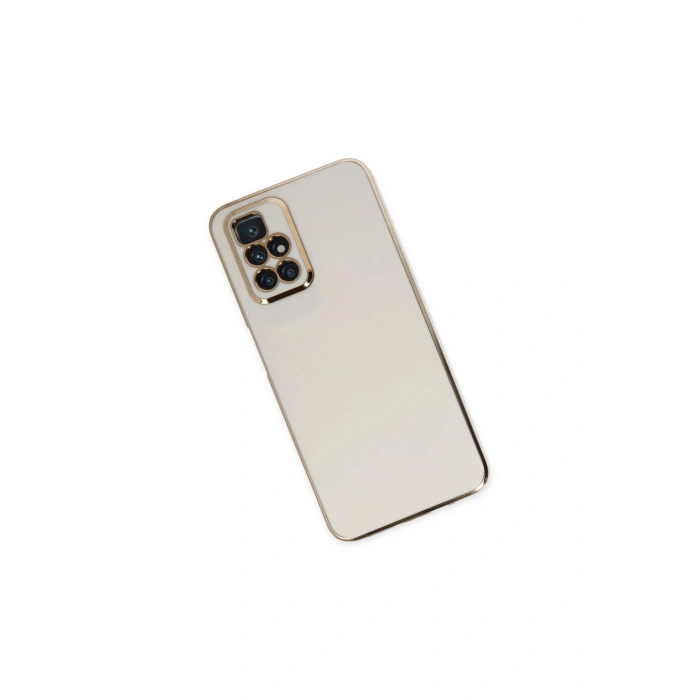 Redmi 10 2022 Kılıf Volet Silikon - Beyaz