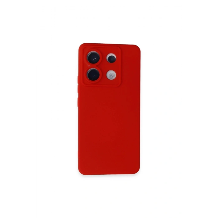 Redmi Note 13 Pro 5g Kılıf Nano İçi Kadife Silikon - Kırmızı
