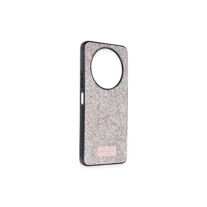 Onegif Redmi A3 4g Bright Simli Kapak - Gold