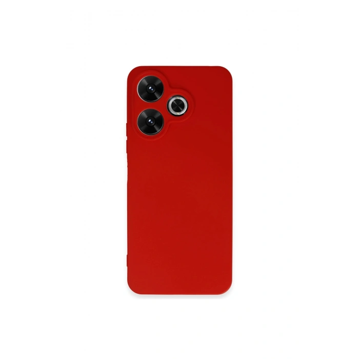 Redmi 13 4g Kılıf First Silikon - Kırmızı