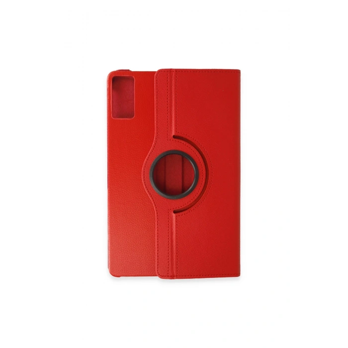 Redmi Pad Se Kılıf 360 Tablet Deri Kılıf - Kırmızı