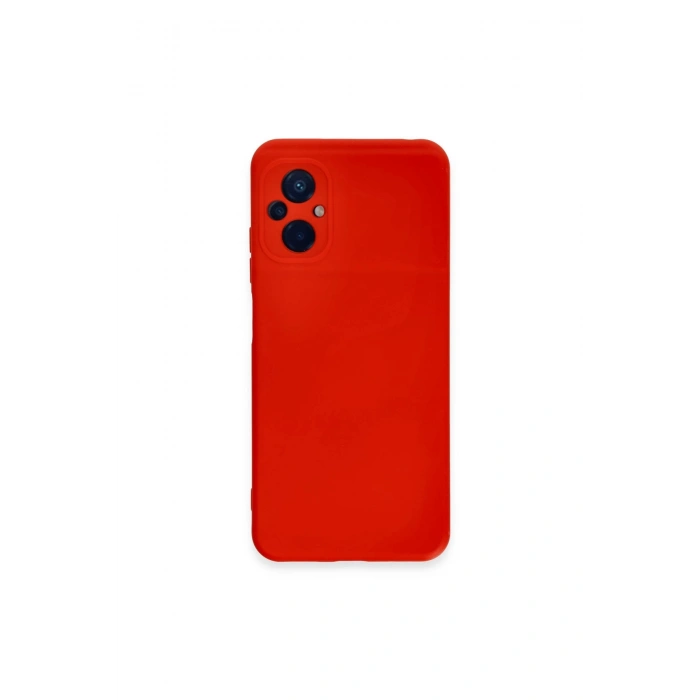 Poco M5 Kılıf Nano İçi Kadife Silikon - Kırmızı