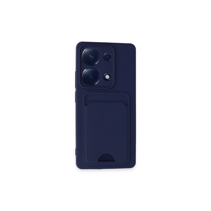 Redmi Note 13 Pro 4g Kılıf Kelvin Kartvizitli Silikon - Lacivert