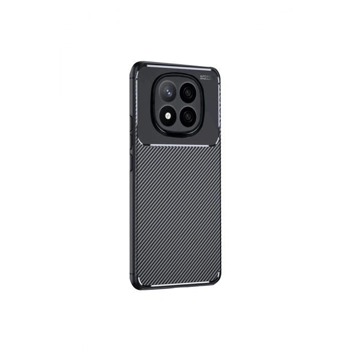 Redmi Note 14 Pro Plus Kılıf Auto Focus Karbon Kapak - Siyah