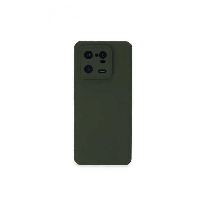 Mi 13 Pro Kılıf Nano İçi Kadife Silikon - Koyu Yeşil