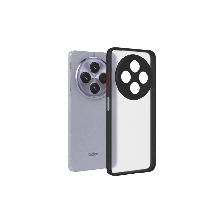 Redmi 14c Kılıf Montreal Silikon Kapak - Siyah