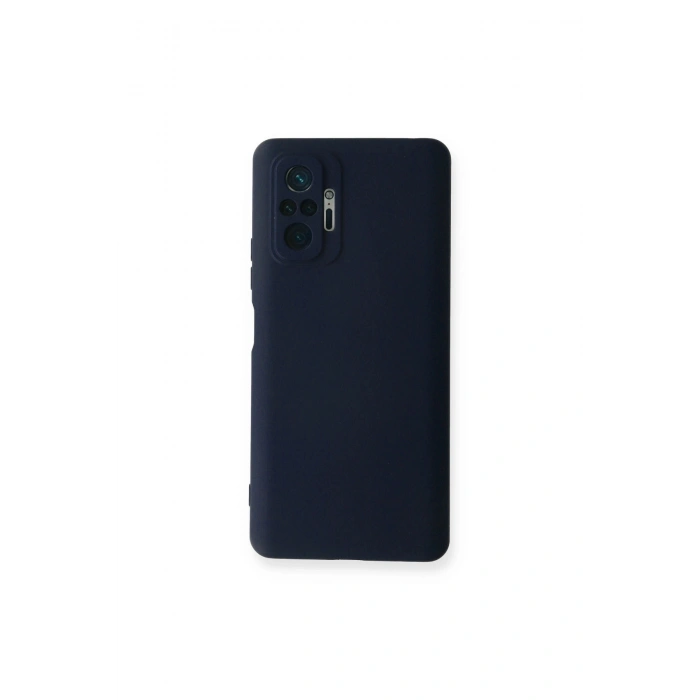 Redmi Note 10 Pro Kılıf Nano İçi Kadife Silikon - Lacivert